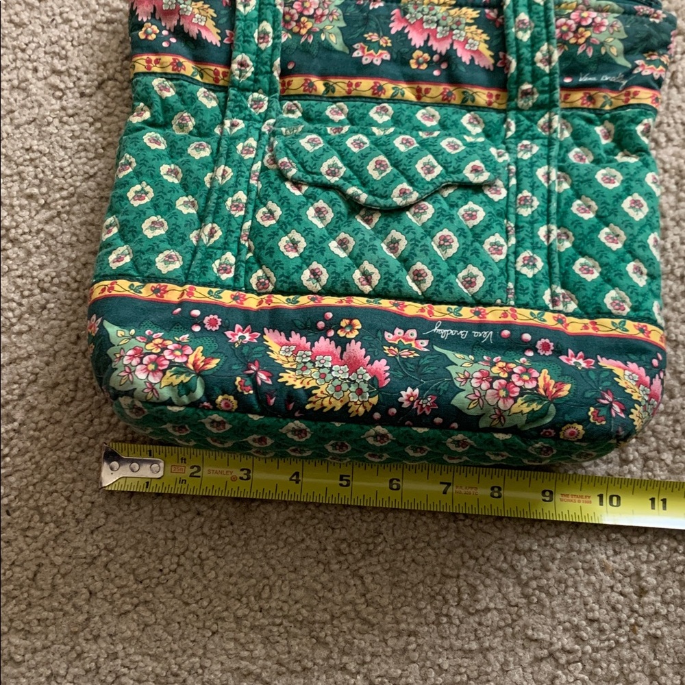 Quilted Green Floral  Bag - Vera Bradley Greenfield - Picture 7 of 8